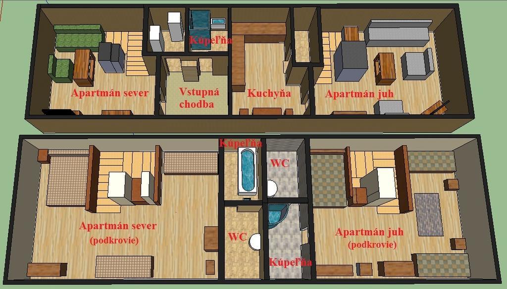 Chalupa Štrba Exteriör bild